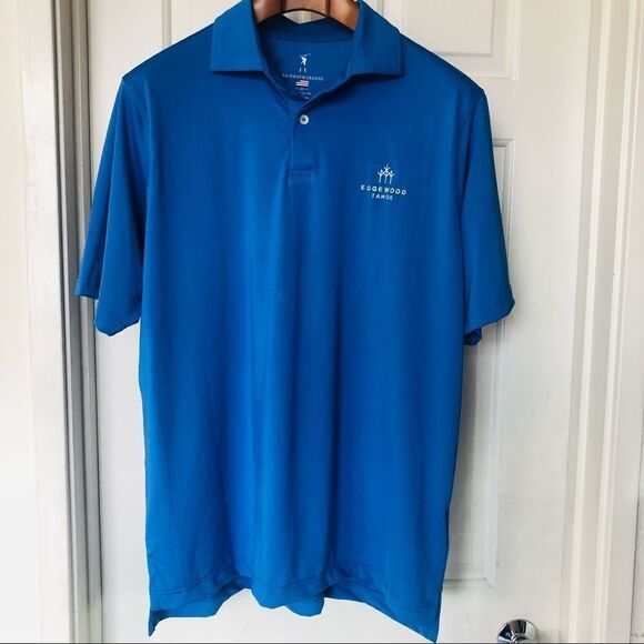 Fairway&Greene Short Sleeved Golf Polo w/Edgewood Tahoe logo - Picture 1 of 11